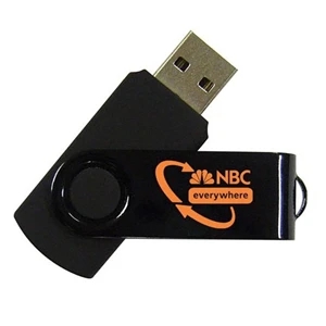 Plastic Swivel USB flash drive/Colorful Metal twister Cover