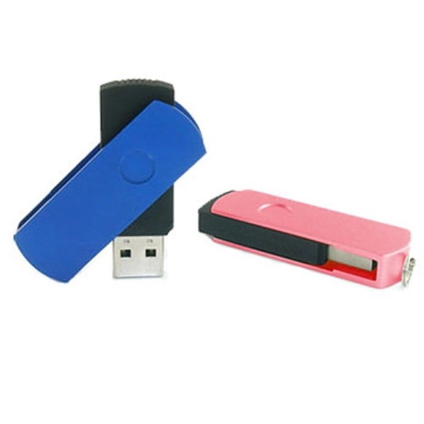 Twister USB Flash Drive with Keychain