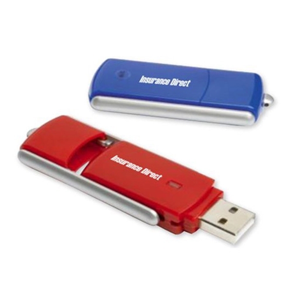 Quick Ship Plastic USB Flash Drive - Image 1