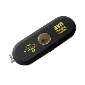 Quick Ship Plastic USB Flash Drive With Rubber Finish