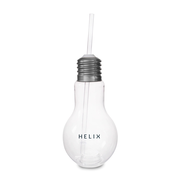16oz Light Bulb Cup with Straw - Image 3