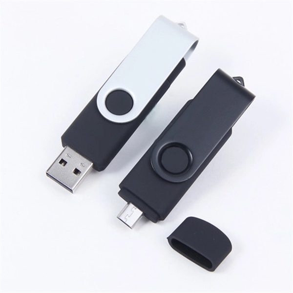 Free Shipping Custom Swivel OTG USB Flash Drive - Image 2