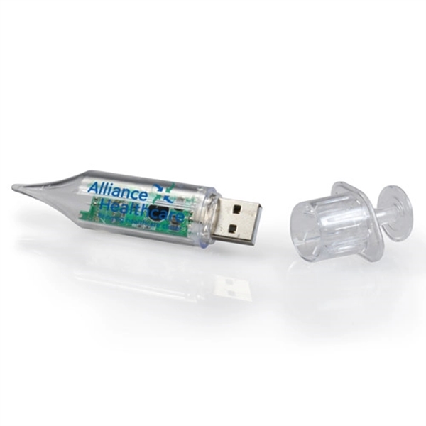 Plastic transparent Injector/ Syringe USB Flash Drive - Image 2