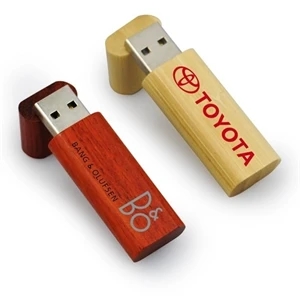 Quick Ship Stock Wooden USB Flash Drive