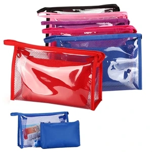 2 in 1 Transparent Cosmetic Bag for Travel