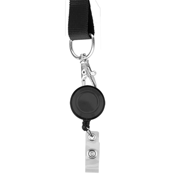 Round 24" Retractable Badge Holder with Lanyard - Image 4