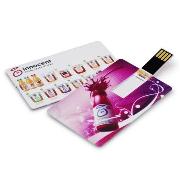 Quick Ship Full Color Credit Card USB 2.0 Flash Drive - Image 1