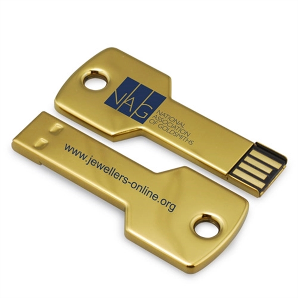 Quick Ship,Free Shipping Unique Key Shape USB 2.0 Drive - Image 1