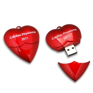 Heart Shape USB Flash Drive