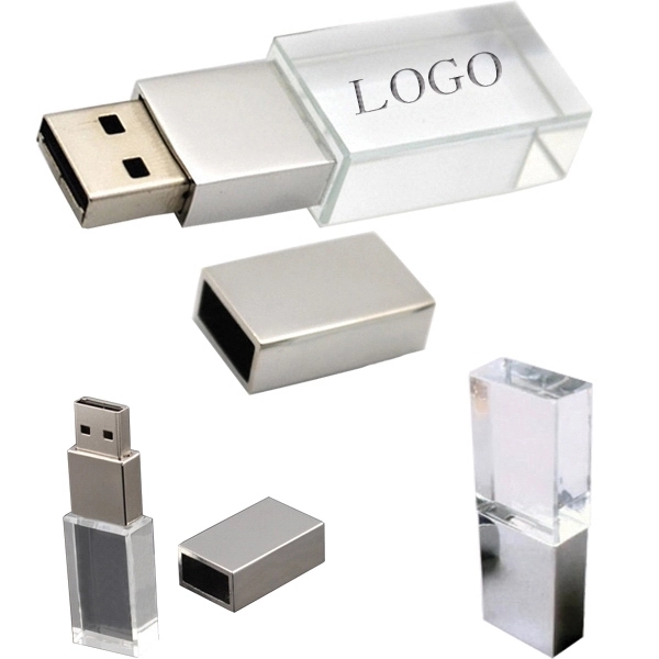 Stylish Crystal USB Flash Drive - Image 1