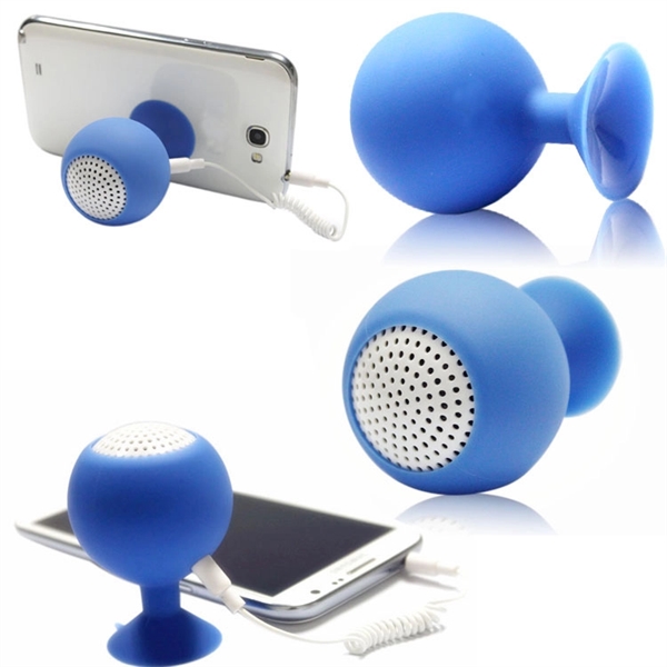 Portable mini silicone wine cup sucker bluetooth speaker - Image 1