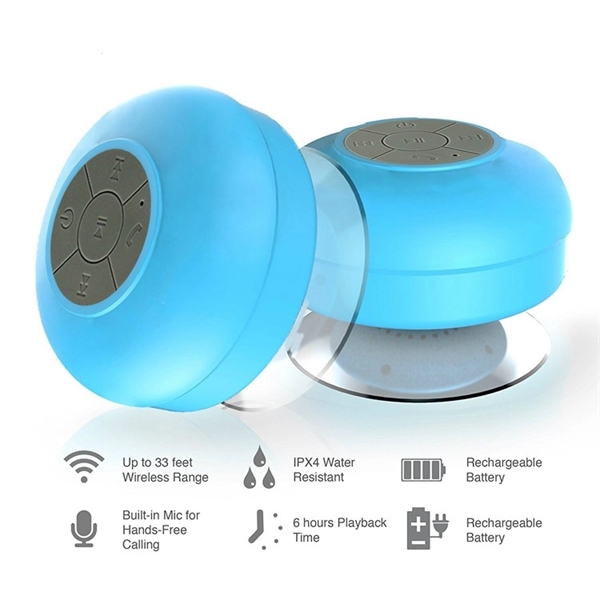 Waterproof Shower Speaker With Custom Box - Image 2