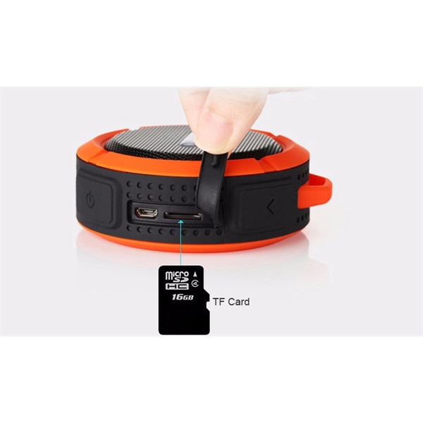 Waterproof Portable Wireless Bluetooth Speaker with Sucker - Image 2