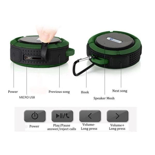 Portable Wireless Bluetooth Sports Speaker - Image 4