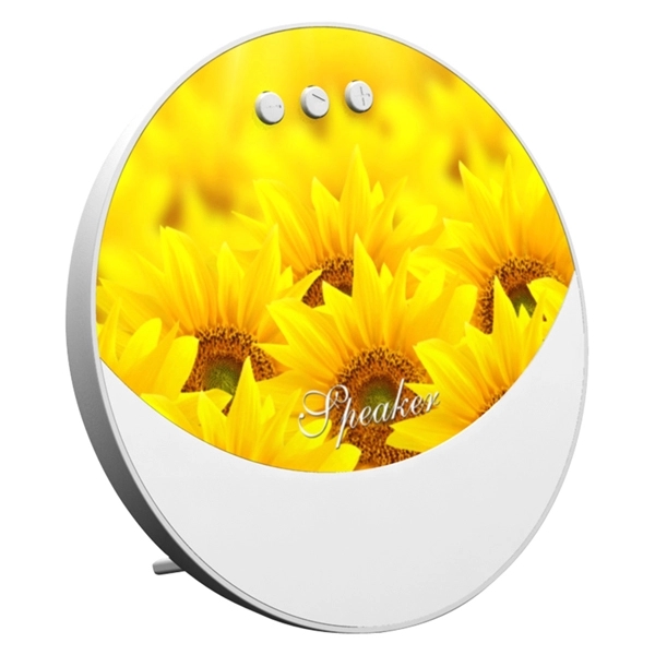 Moon Shaped Full Color Bluetooth Speaker with Desktop Stand - Image 12