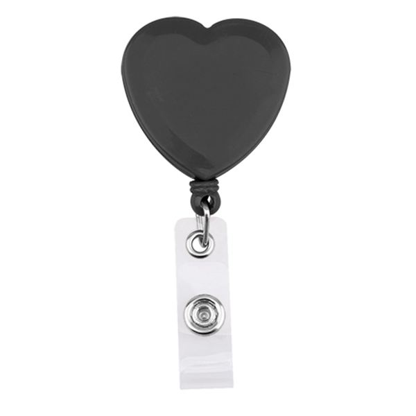 Heart Shape Retractable Badge Holder - Image 4