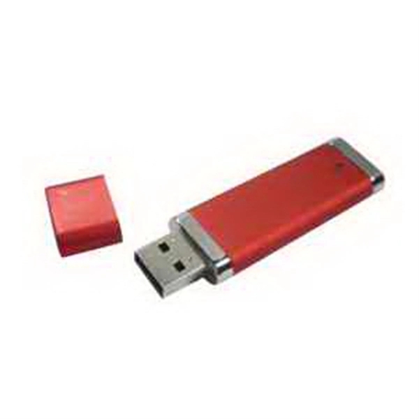 Stick USB Flash Drive With Silver Trim - Image 1