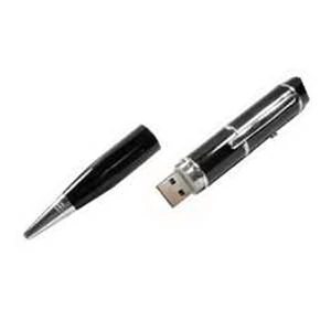 Pen USB Flash Drive With Silver Trim