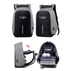 Anti-Theft Backpack with USB Charging Port