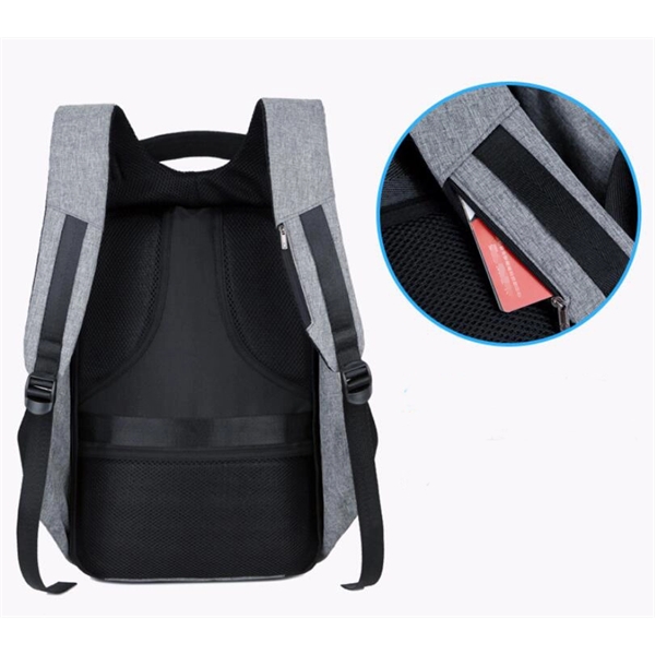 Anti-Theft Backpack with USB Charging Port - Image 3