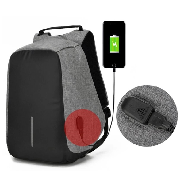 Anti-Theft Backpack with USB Charging Port - Image 4