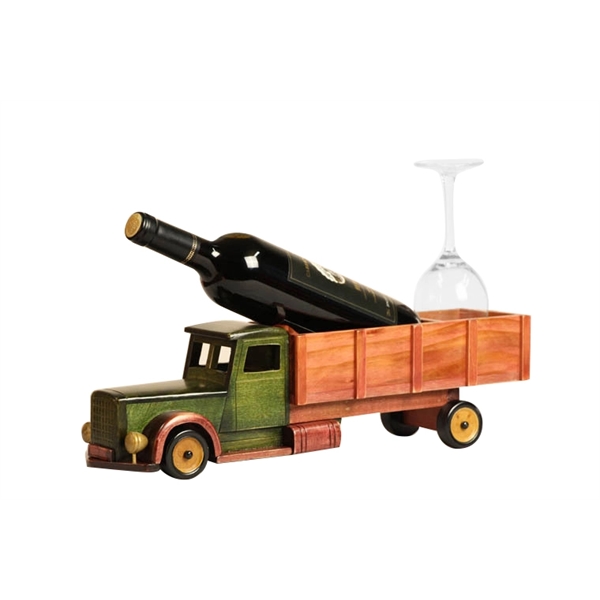 Decorative Truck Wine Bottle Holder - Image 1