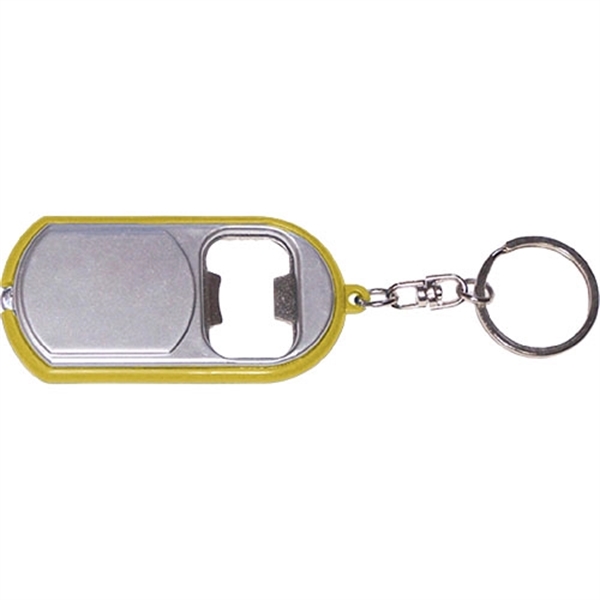 Ultra Thin Flashlight with Metal Bottle Opener Key Ring - Image 7