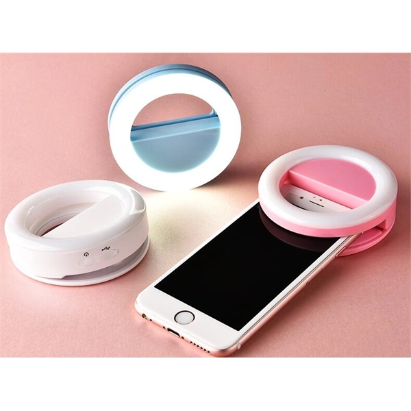 USB Chargeable Selfie Cell Phone Light Ring - Image 4