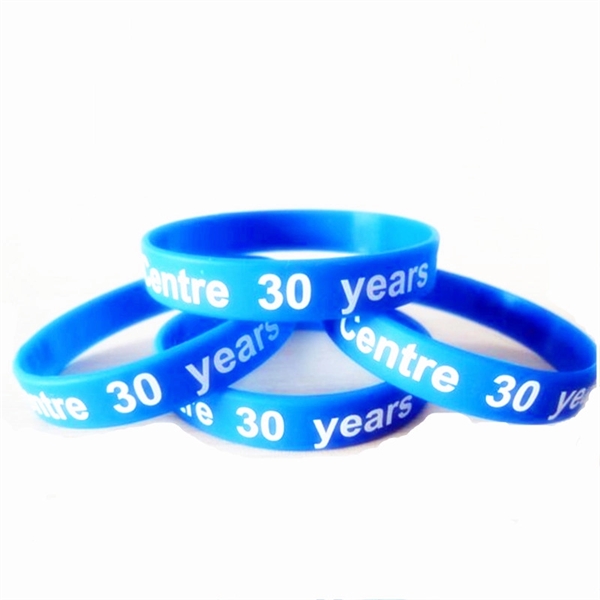 ECO-Friendly Custom Segmented printed Silicone Wristbands - Image 1