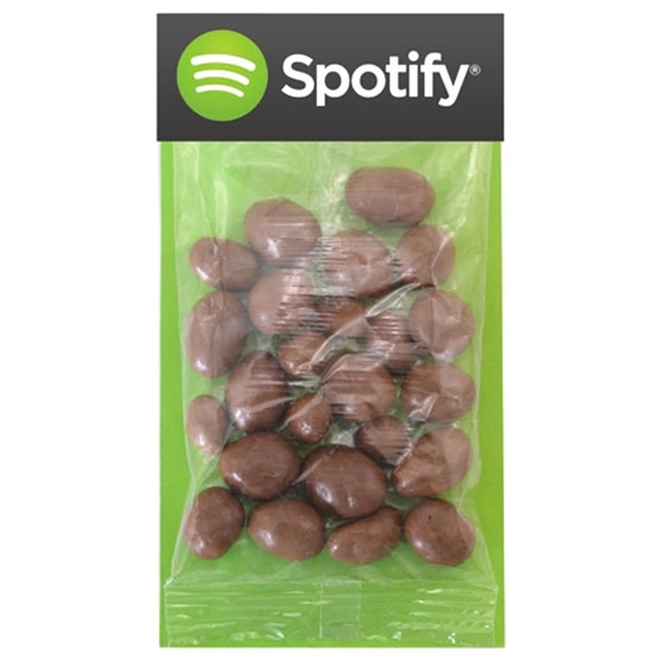 Large Billboard Full Color Header Candy Bag- Choc Peanuts - Image 1
