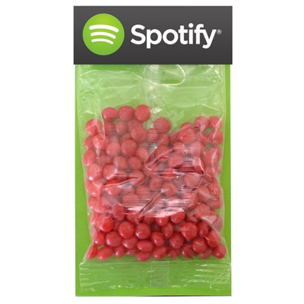 Large Billboard Full Color Header Candy Bag- with Red Hots - Image 1