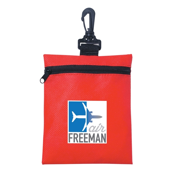 Non-Woven Zippered Pouch - Image 2