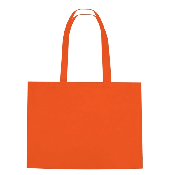 Non-Woven Shopper Tote Bag With Hook And Loop Closure - Image 4