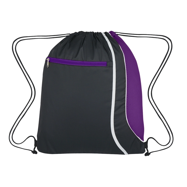 Mesh Accent Drawstring Sports Pack - Image 2