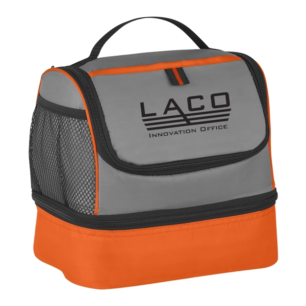 Two Compartment Lunch Pail Bag - Image 3