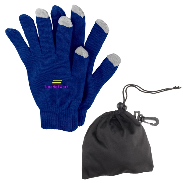 Touch Screen Gloves In Pouch - Image 2