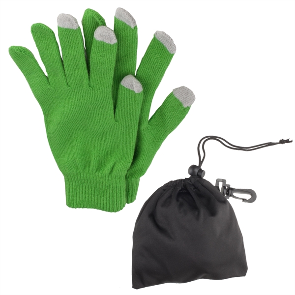 Touch Screen Gloves In Pouch - Image 3