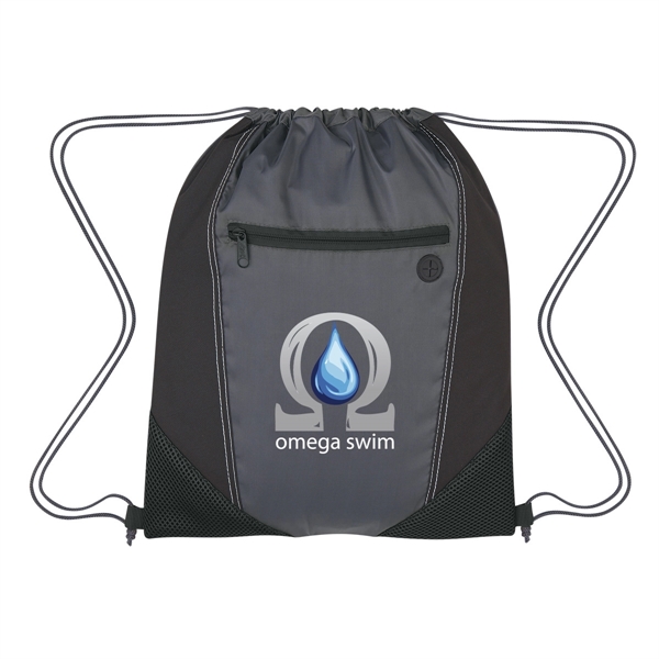 Two-Tone Drawstring Sports Pack - Image 2