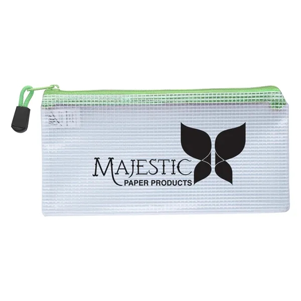 Clear Zippered Pencil Pouch - Image 3
