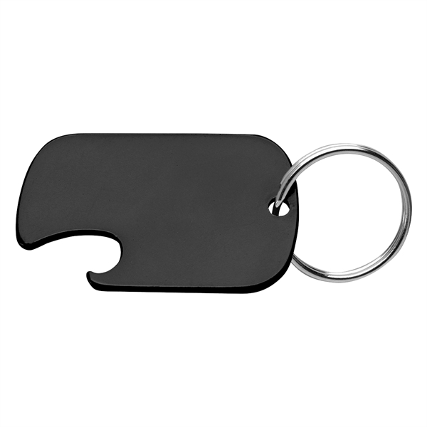 Dog Tag Bottle Opener Key Ring - Image 3