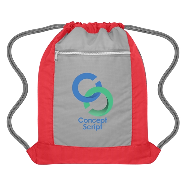 Flip Side Drawstring Sports Bag - Image 4