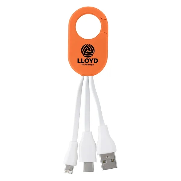2-In-1 Charging Buddy With Carabiner Clip - Image 2