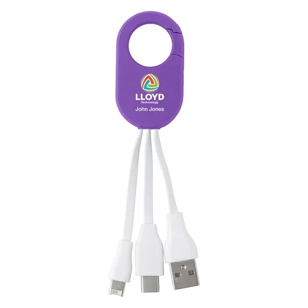 2-In-1 Charging Buddy With Carabiner Clip - Image 6