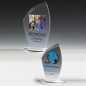 Allure Acrylic Award - 4 1/2" x 7 1/4" x 3/8"