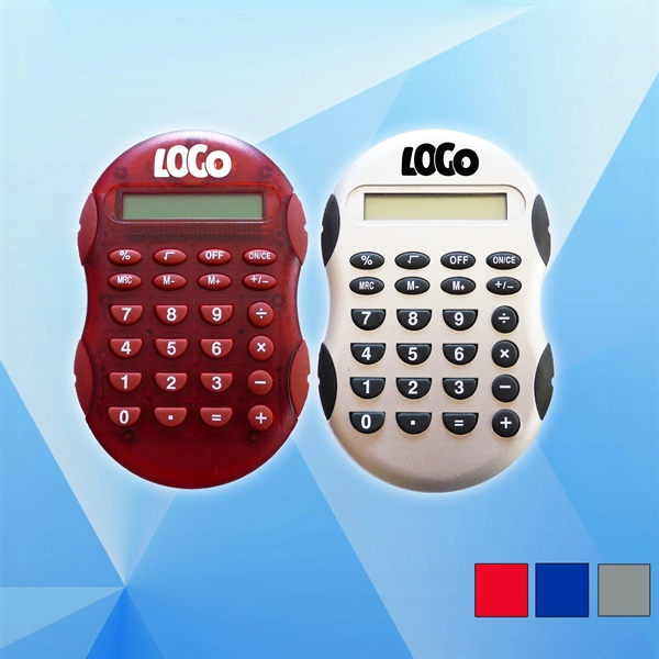 Calculator with Rubber Grip Accents - Image 1