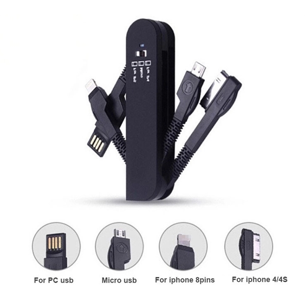 Portable Swiss Army Knife 3 in 1 Data Cable - Image 1