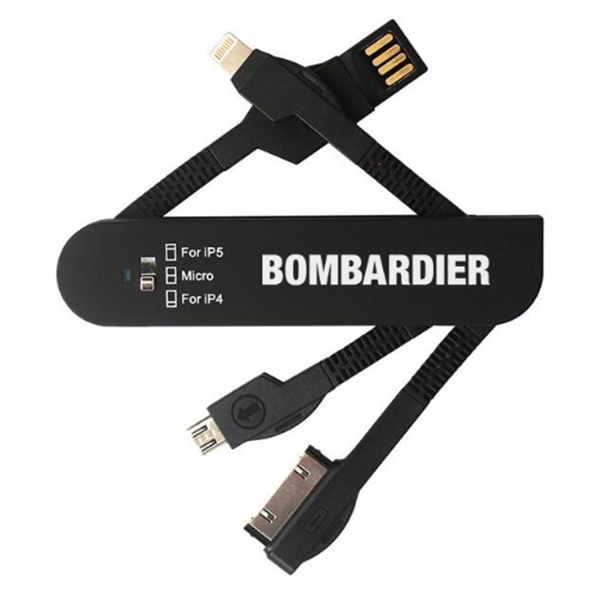 3 in 1 Swiss Army knife USB Cable - Image 2