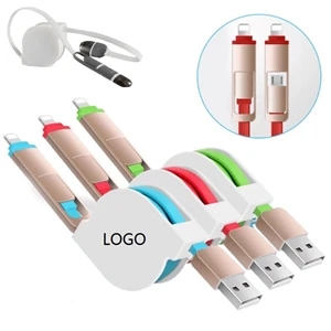 2-In-1 Retractable Charging Cable