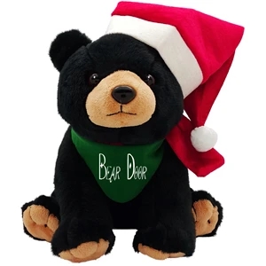 Christmas 10" Black Bear