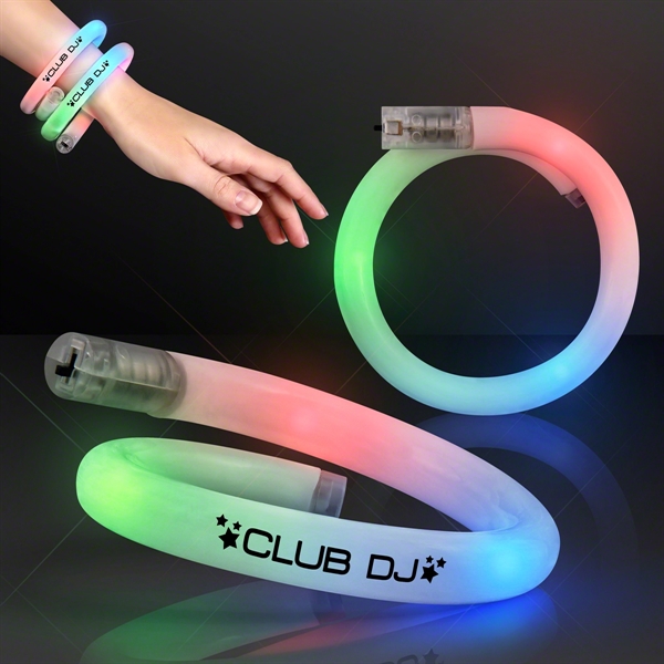 LED Flash Tube Bracelets - Single Colors - Image 3